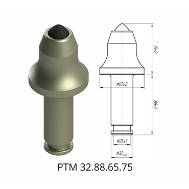 掘進機截齒PTM 32.88.65.75